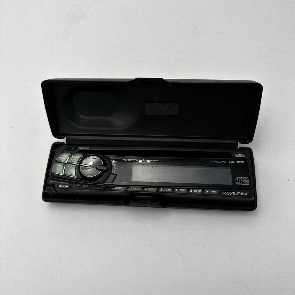 ALPINE CDE-7870 FACEPLATE ONLY TESTED